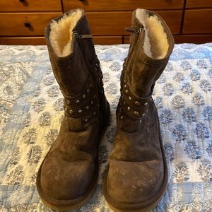 UGG size 10 brown studded